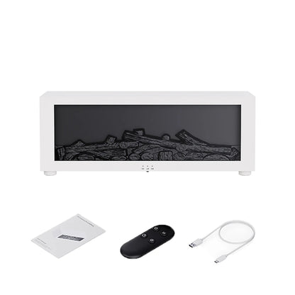 Aroma Flame Diffuser & Humidifier – RGB Fireplace Aromatherapy Lamp with Remote for Bedroom Decor