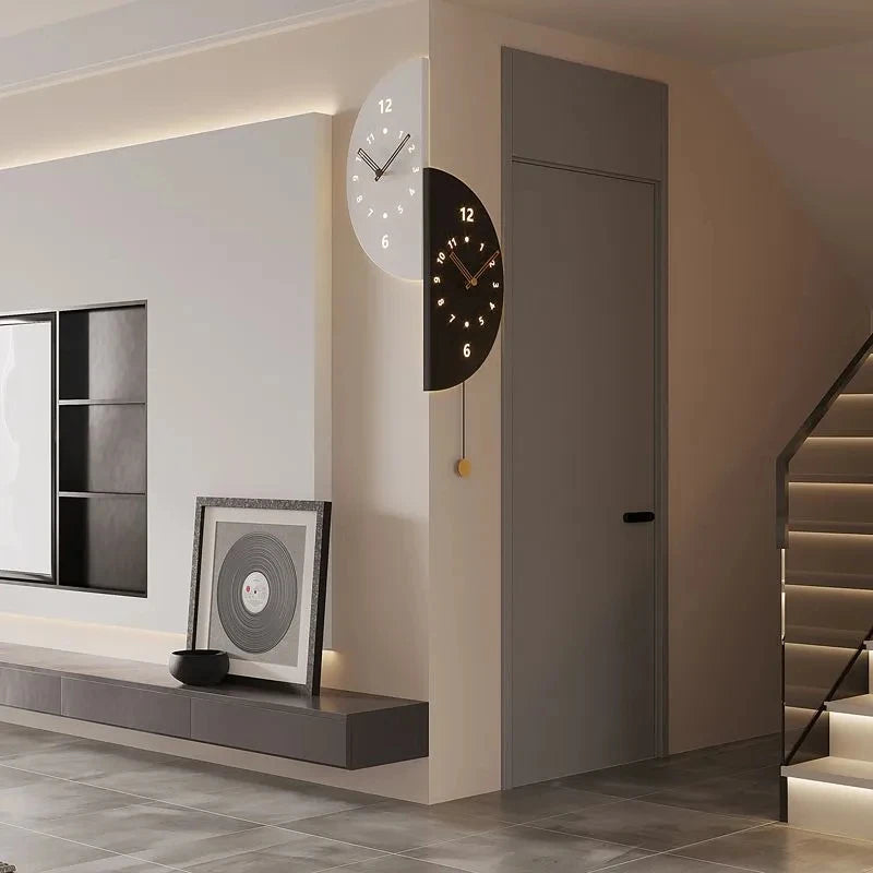 Double Sided Corner Wall Clock, Household Corner Male Clock