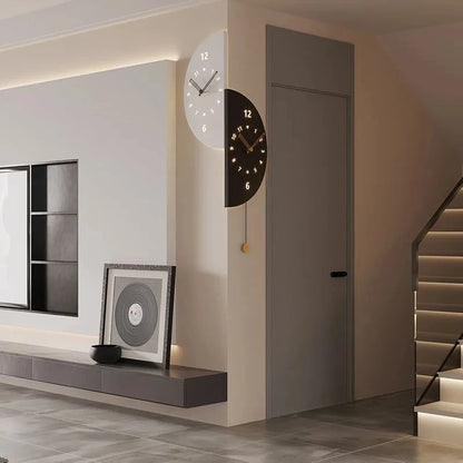 Double Sided Corner Wall Clock, Household Corner Male Clock