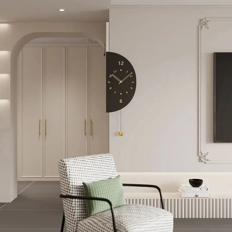 Double Sided Corner Wall Clock, Household Corner Male Clock