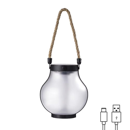 Solar Flame Lantern – Rechargeable Flickering Hanging Light for Cozy Garden & Patio Decor
