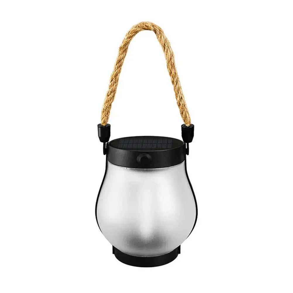 Solar Flame Lantern – Rechargeable Flickering Hanging Light for Cozy Garden & Patio Decor