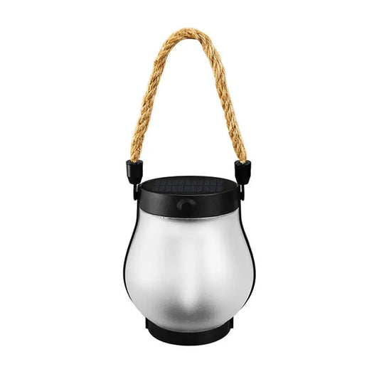 Solar Flame Lantern – Rechargeable Flickering Hanging Light for Cozy Garden & Patio Decor